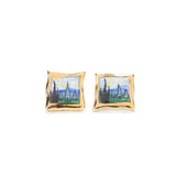 Van Gogh Cypress Mini Masterpiece Studs