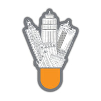 Kansas City Icons Shuttlecock Sticker